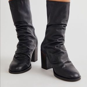 Elle Block Heels Boots